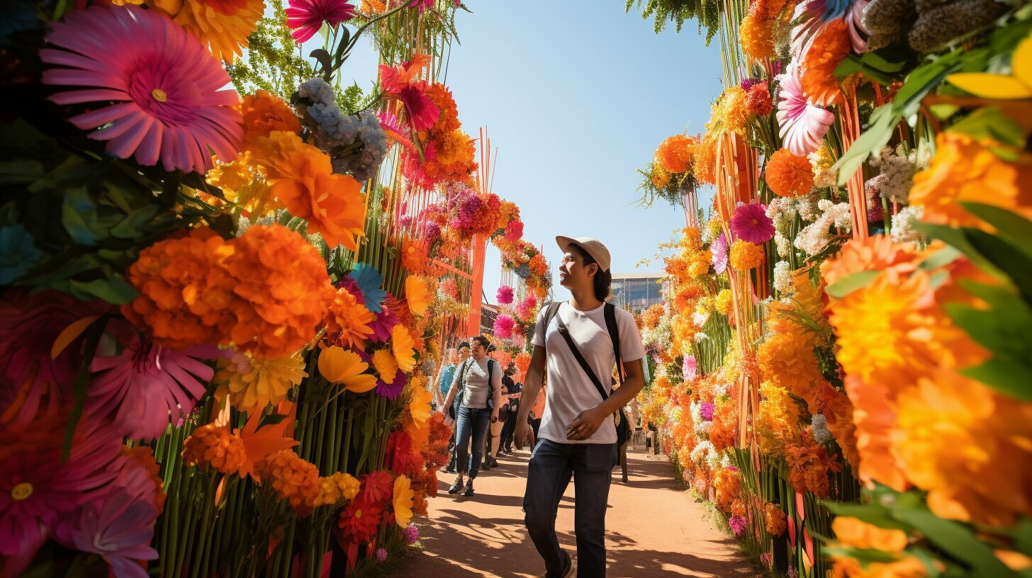 Floral installations at Madeira Flower Festival