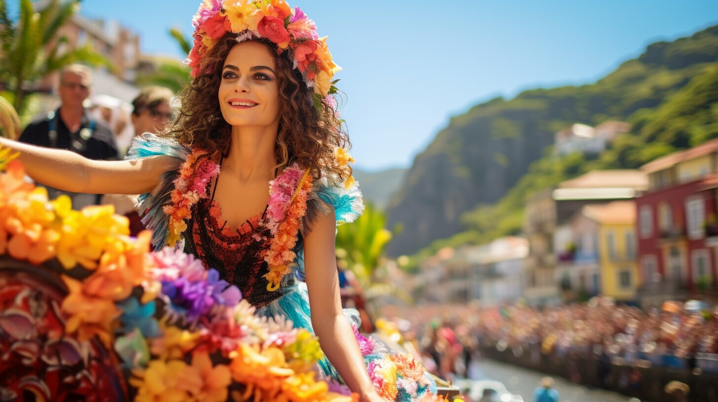 Floral parade in Madeira