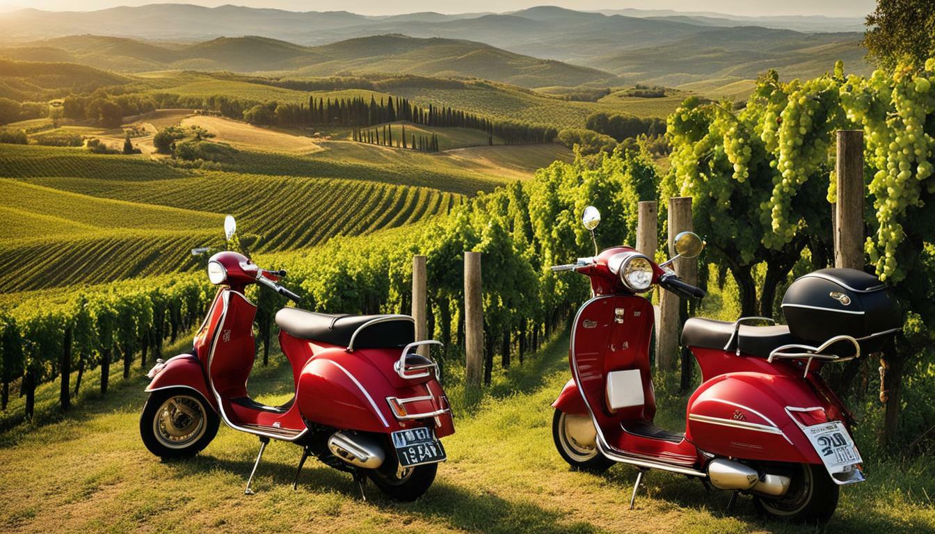 Vespa tours in Tuscany