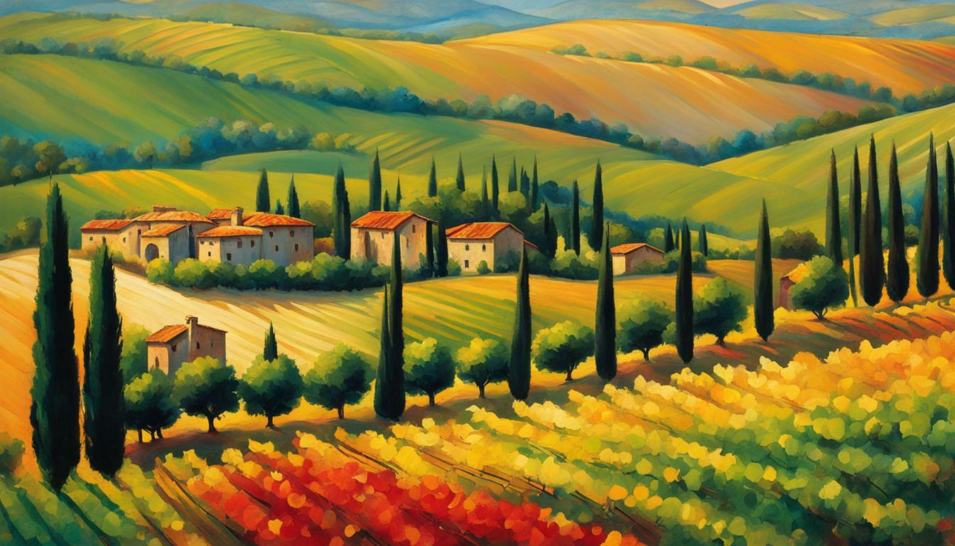 breathtaking landscapes in Tuscany