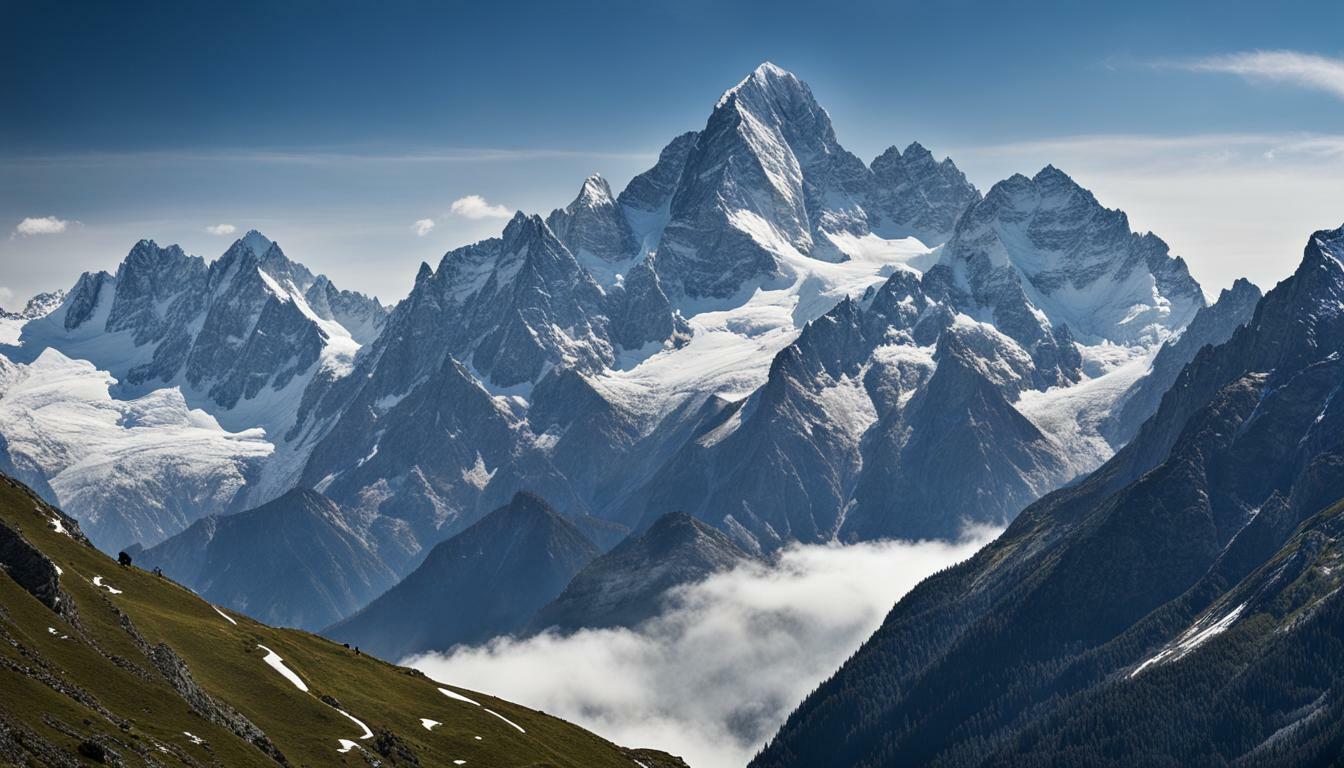 highest peaks in the Alps