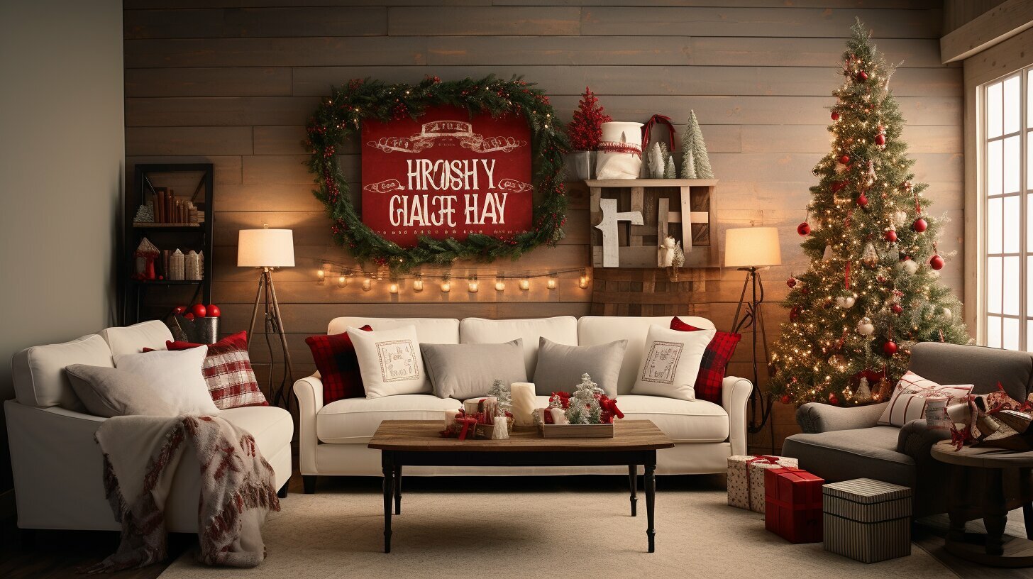 Customized Christmas signs