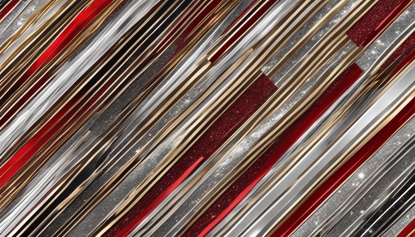 Glittery Stripes