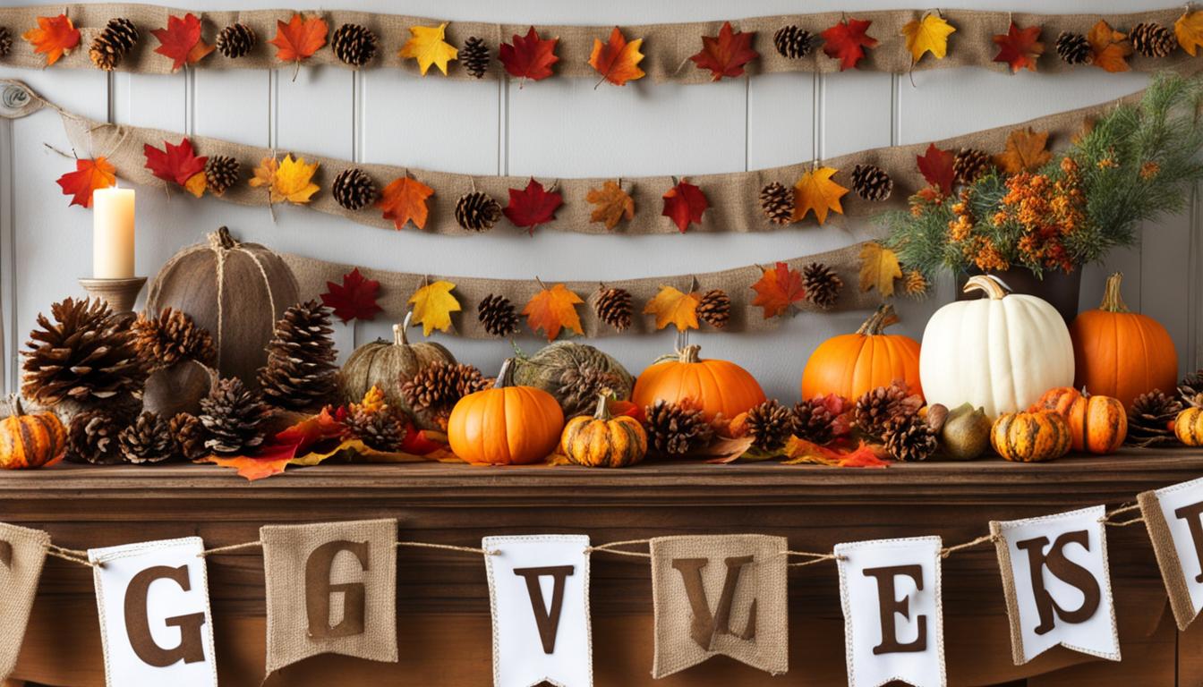 DIY Thanksgiving Garland and Banner Ideas: Add Festive Charm to Your Decor