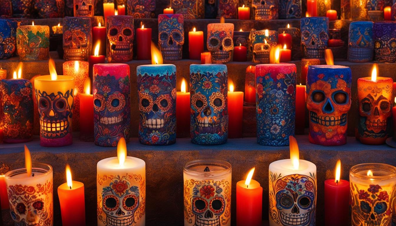 day of the dead candles