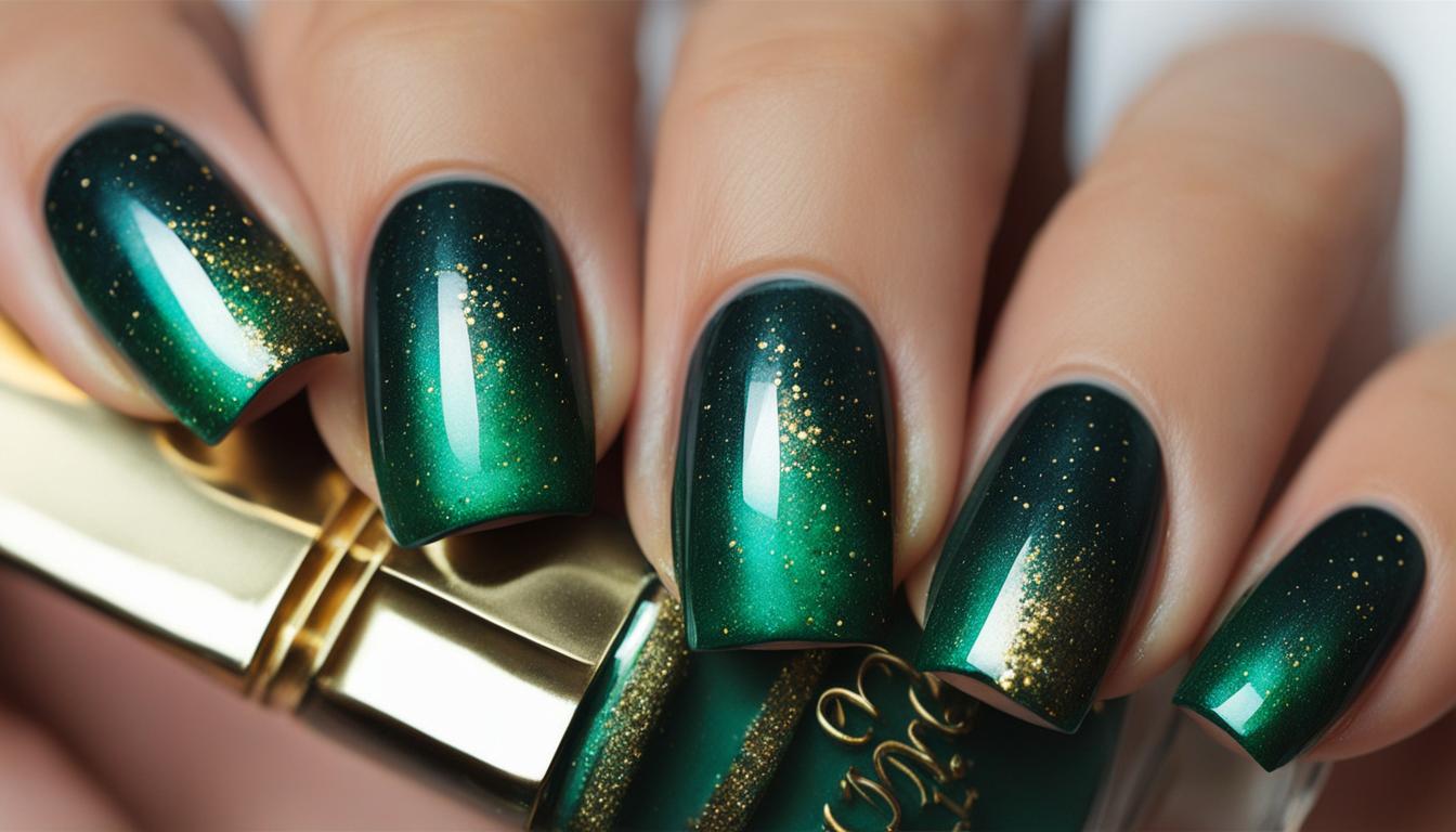 emerald green nail polish