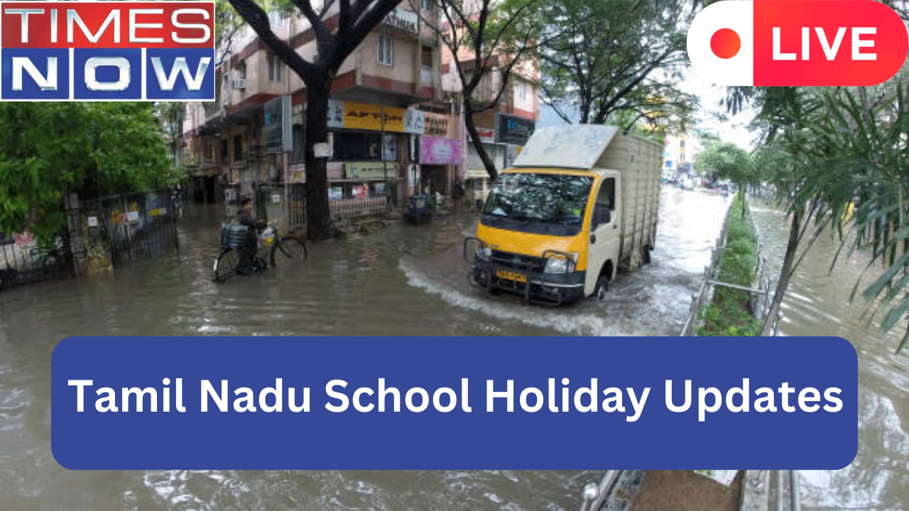 Tamil Nadu Schools Closed LIVE: Updates on School Holiday Tomorrow in Chennai, Karaikal, Puducherry and Other Districts as Heavy Rains Continue in TN