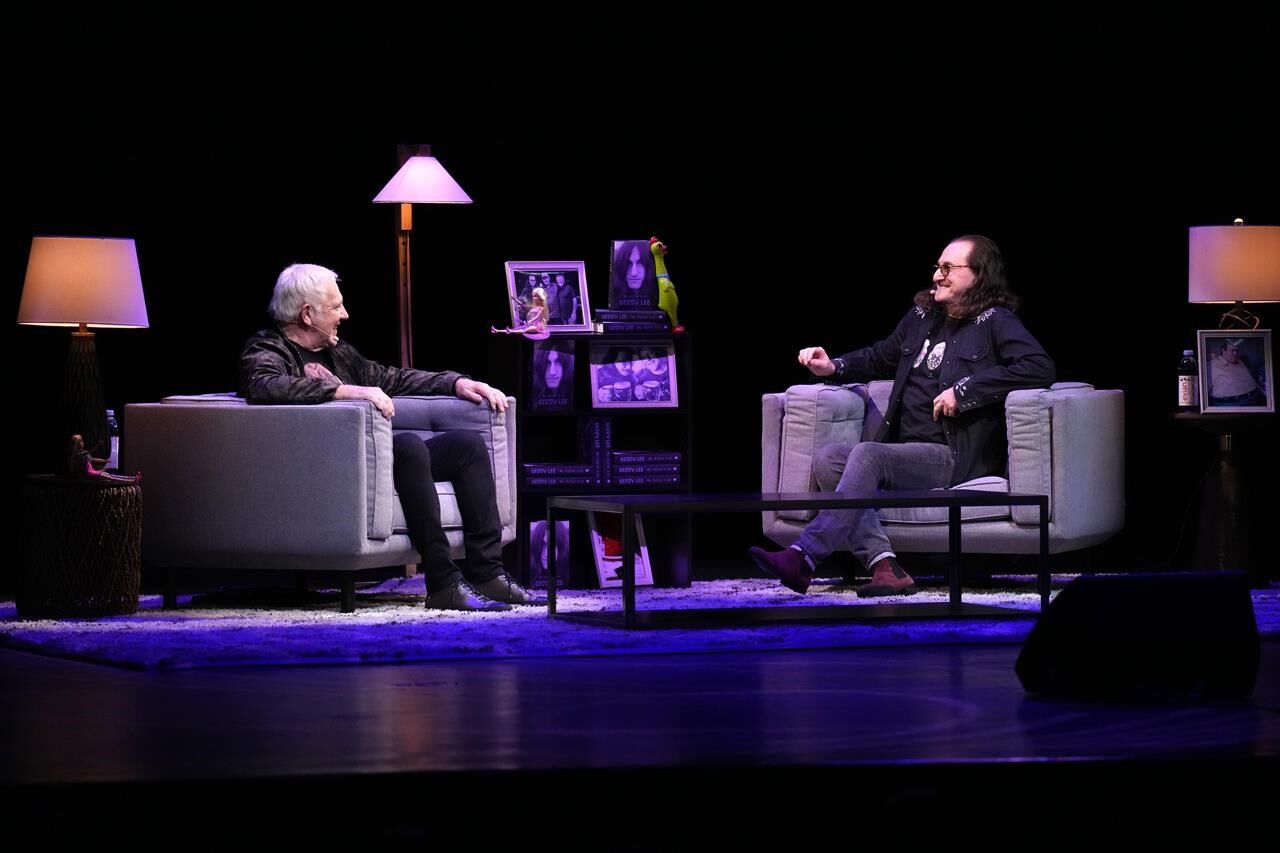 Rush’s Alex Lifeson joins Geddy Lee at Toronto book tour stop to share memories