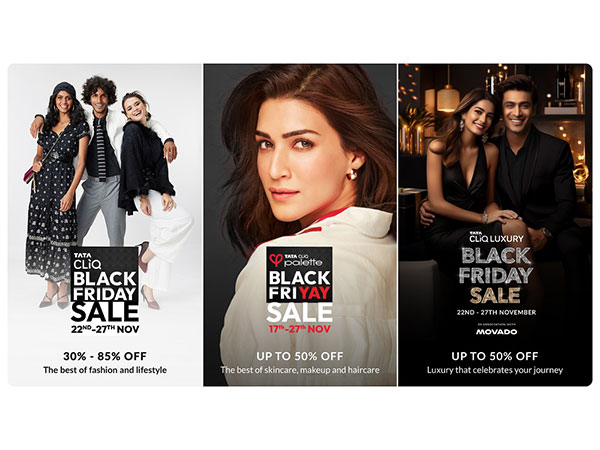 This Black Friday Sale, Avail Exciting Offers on Tata CLiQ, Tata CLiQ Luxury, and Tata CLiQ Palette