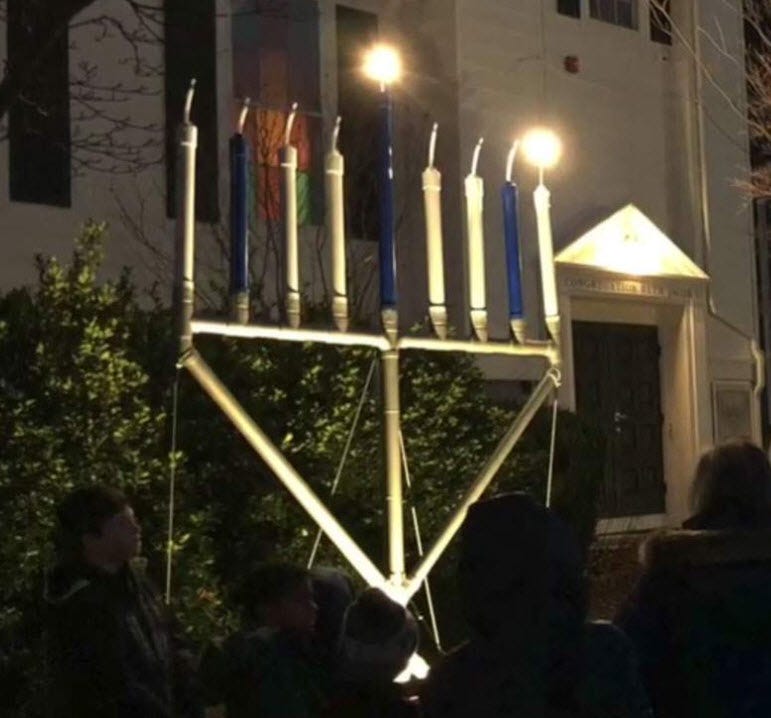 Everyone invited to to menorah lightings outside Plymouth Town Hall