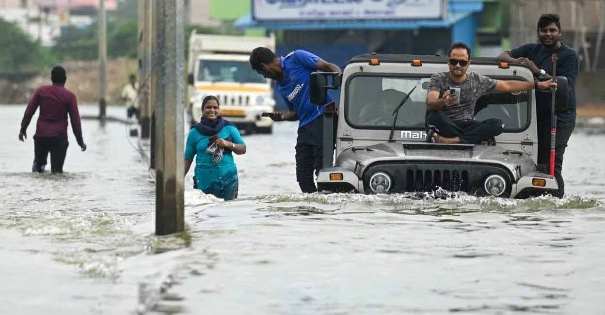 Cyclone Michaung: Chennai grapples with rain, floods; airport closed till 9am today