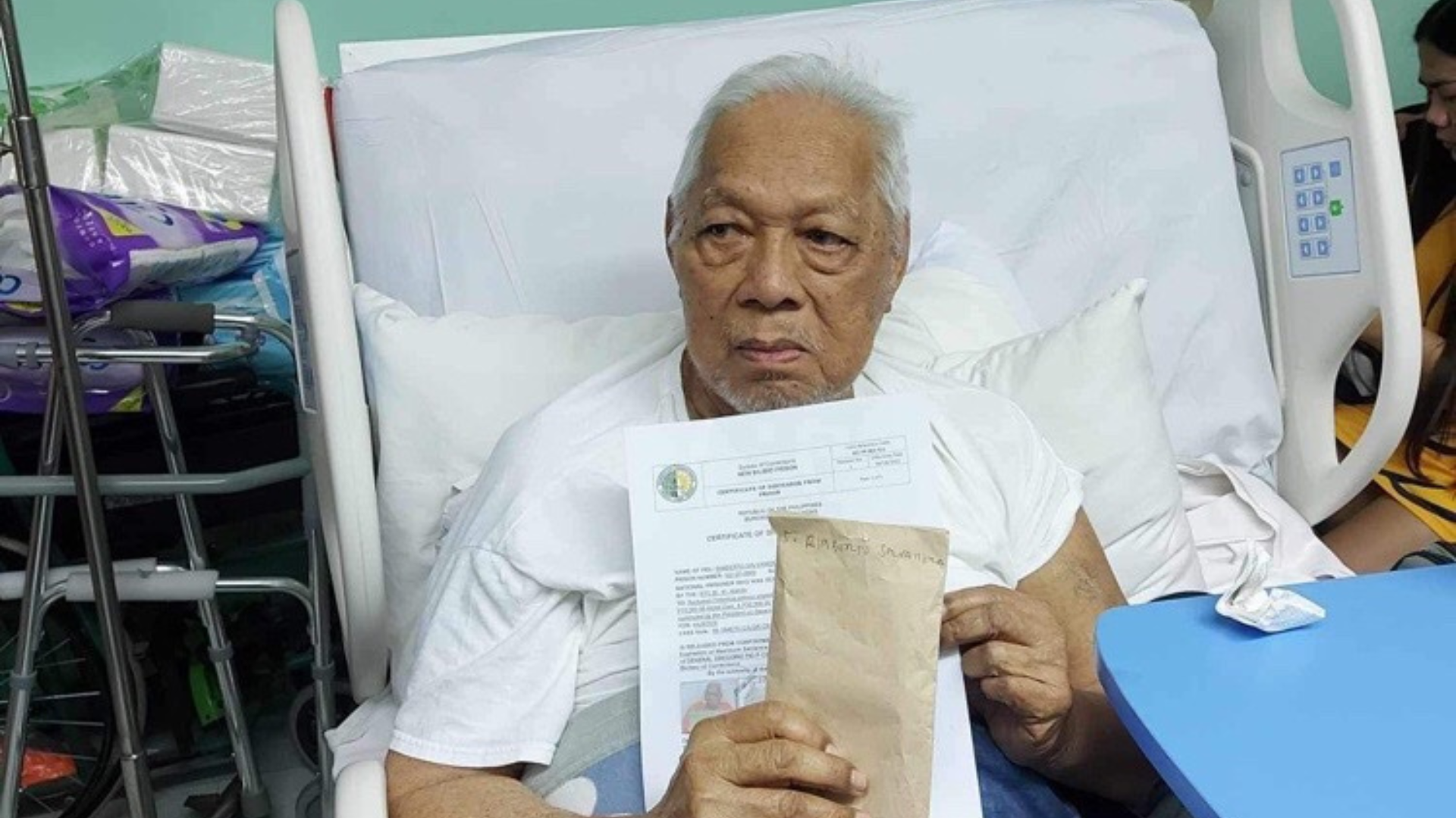 After 16 years in prison, convict freed at age 86 | Inquirer News