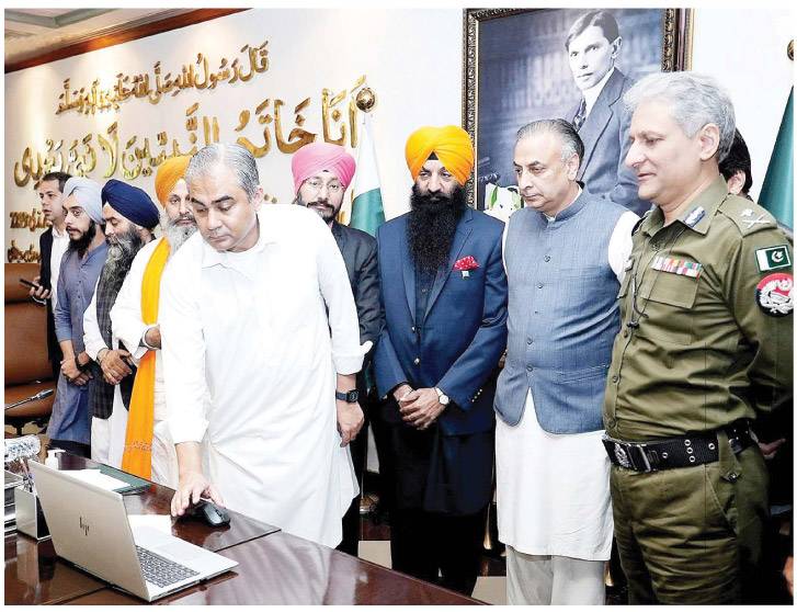 Naqvi inaugurates ‘Sikh Yatra Booking Portal’