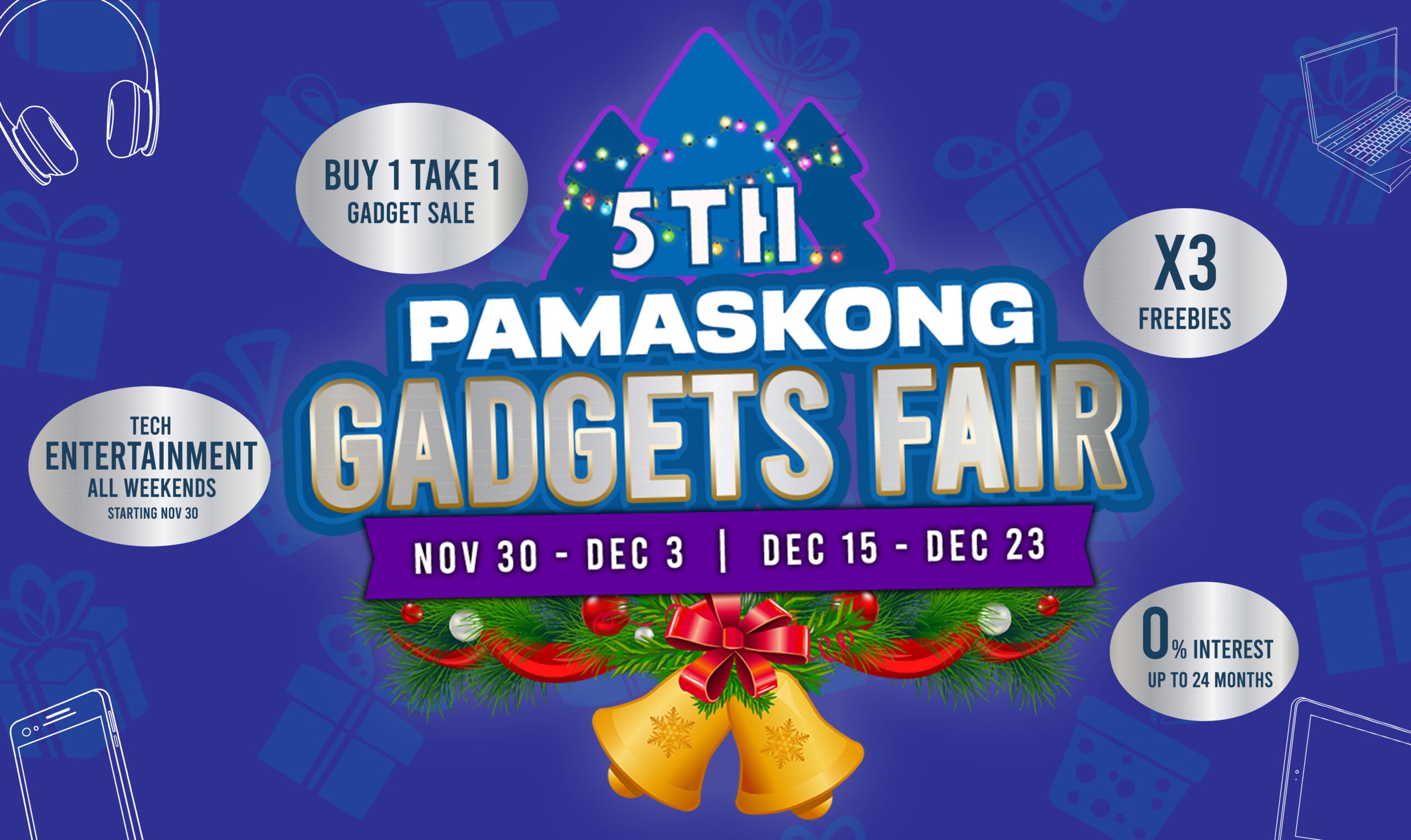 Aerophone’s 5th Pamaskong Gadgets Fair Lights Up SM City Cebu!