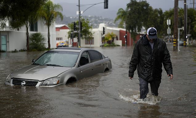 Pacific storm that unleashed flooding barreling down on…