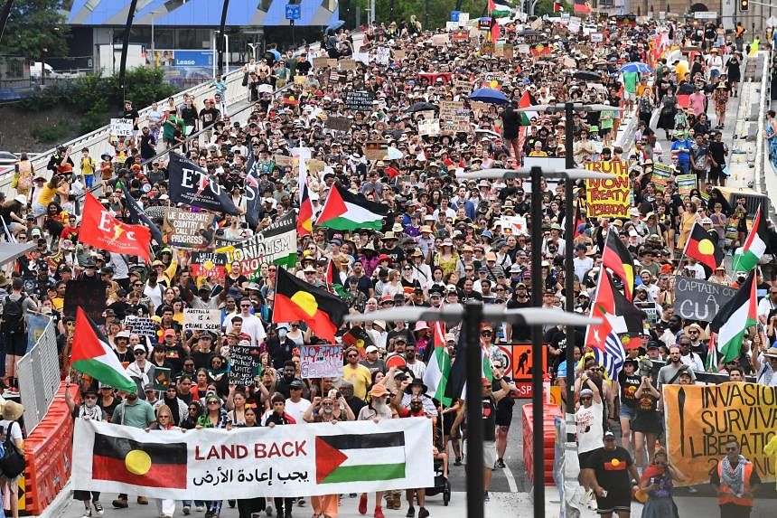 Thousands protest Australia Day holiday with ‘Invasion Day’ rallies