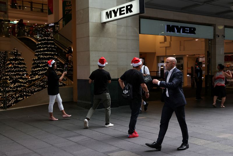 Australians pulled back spending in Dec after Black Friday splurge -CBA data