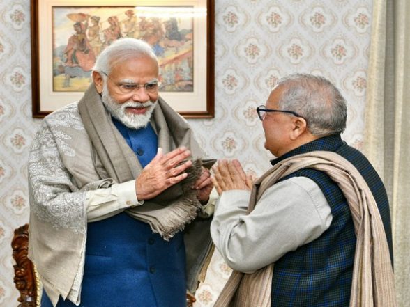 India News | Rajasthan Governor Calls on PM Modi in Jaipur; Discusses Several Issues Pertaining to State’s Development | LatestLY