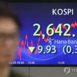 (LEAD) Seoul shares close lower ahead of holiday | Yonhap News Agency